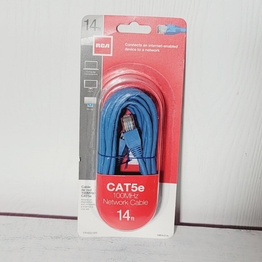 RCA 14ft CAT5e 100 MHz Network Cable